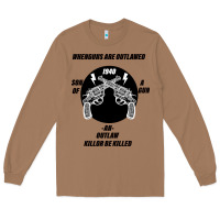 Toasted Coconut Guns - When guns are outlawed I'll be outlaw Long Sleeve Tee - Bettercallsaul