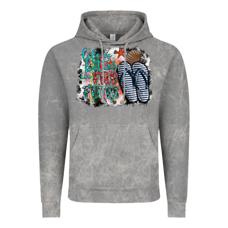 Life Is Better In Fılp Flops Vintage Hoodie by SublimationCraftShop | Teevron