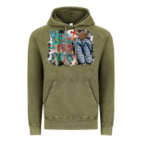 Vintage Olive life is better in fılp flops Vintage Hoodie - SublimationCraftShop