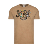 Vintage Coffee not all super heroes wear capes Vintage Tee - CowhideDigitalArt