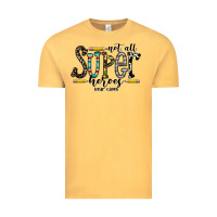 Vintage Mustard not all super heroes wear capes Vintage Tee - CowhideDigitalArt