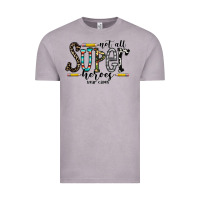 Vintage Zinc not all super heroes wear capes Vintage Tee - CowhideDigitalArt