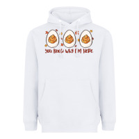 White you know why i'm here Heavyweight Hoodie - MaliasSmallBusiness