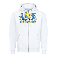 White love dose count chromosomes Zipper Hoodie - MaliasSmallBusiness