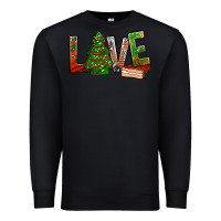 Black Love Christmas tree cake Premium Sweatshirt - NancyCooperArtShop
