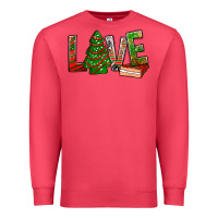 Cardinal Love Christmas tree cake Premium Sweatshirt - NancyCooperArtShop