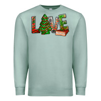Seafoam Love Christmas tree cake Premium Sweatshirt - NancyCooperArtShop