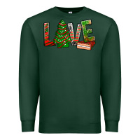 Sports Green Love Christmas tree cake Premium Sweatshirt - NancyCooperArtShop