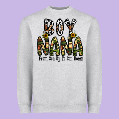 Boy Nana From Son Up To Son Down Heavyweight Sweatshirt Designed By Cowhidedigitalart