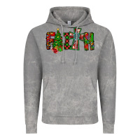 Cloud Rock christmas faith with cross Vintage Hoodie - CowhideDigitalArt