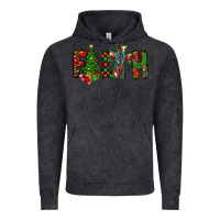 Vintage Black christmas faith with cross Vintage Hoodie - CowhideDigitalArt