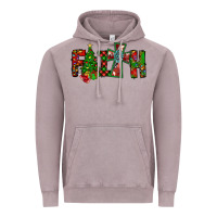 Vintage Zinc christmas faith with cross Vintage Hoodie - CowhideDigitalArt