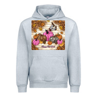 Heather Grey happy fall y'all cowgirl Urban Hoodie - TumblerDesignByShophia