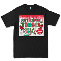 Black don't get your tinsel in a tangle Premium Tee - MaliasSmallBusiness