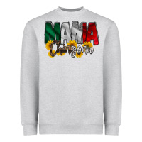 Heather Grey mama chingona Heavyweight Sweatshirt - RacoonDesign
