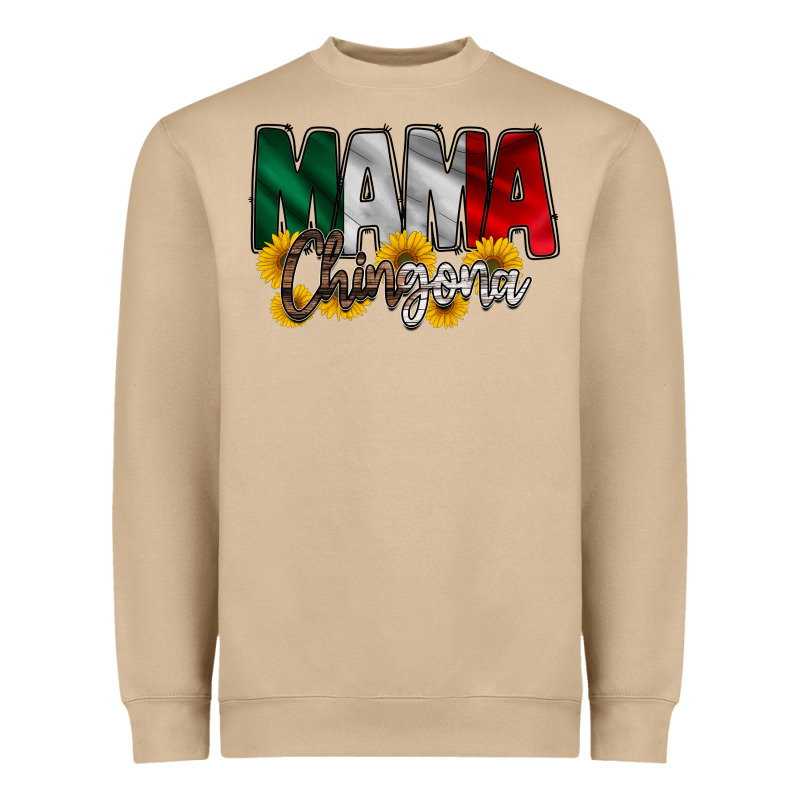 Mama Chingona Heavyweight Sweatshirt by RacoonDesign | Teevron