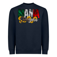 Navy mama chingona Heavyweight Sweatshirt - RacoonDesign