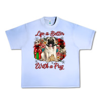 Grape Ice Christmas life is better with a pug Urban Heavy Tee - JahusDesignShop