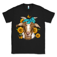 Black sunflower bandana goat Classic Tee - Jasminsmagicworld
