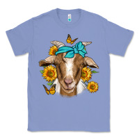 Colony Blue sunflower bandana goat Classic Tee - Jasminsmagicworld