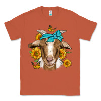 Copper sunflower bandana goat Classic Tee - Jasminsmagicworld