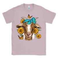 Lilac sunflower bandana goat Classic Tee - Jasminsmagicworld