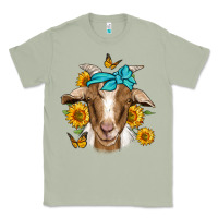 Matcha sunflower bandana goat Classic Tee - Jasminsmagicworld