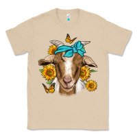 Mushroom sunflower bandana goat Classic Tee - Jasminsmagicworld