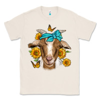 Natural sunflower bandana goat Classic Tee - Jasminsmagicworld