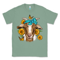 Sage sunflower bandana goat Classic Tee - Jasminsmagicworld