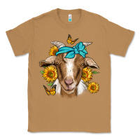 Toasted Coconut sunflower bandana goat Classic Tee - Jasminsmagicworld