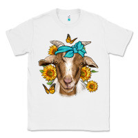 White sunflower bandana goat Classic Tee - Jasminsmagicworld