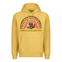 Antique Gold back to school rainbow hello third grade Premium Hoodie - AdoDesignShop