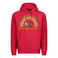 Cardinal back to school rainbow hello third grade Premium Hoodie - AdoDesignShop