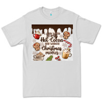 Dove Grey i just want to drink hot cocoa Premium Tee - MaliasSmallBusiness