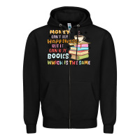 Black money can't buy happiness but it can buy books Zipper Hoodie - MaliasSmallBusiness