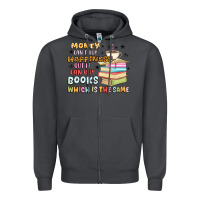 Smoke money can't buy happiness but it can buy books Zipper Hoodie - MaliasSmallBusiness