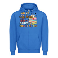 True Royal money can't buy happiness but it can buy books Zipper Hoodie - MaliasSmallBusiness