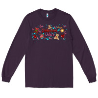 Plum love vibes and valentines Long Sleeve Tee - AdoDesignShop