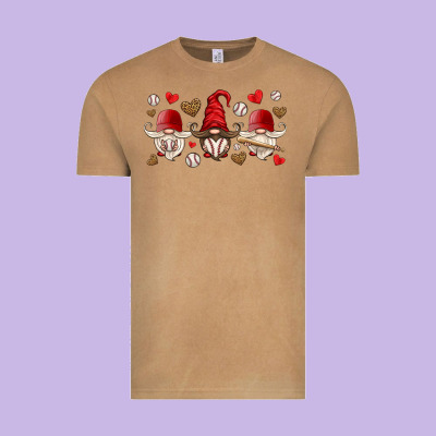 Baseball Gnome Vintage Tee Designed By Hra Design Shop