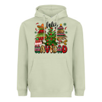 Matcha feliz navidad Heavyweight Hoodie - MaliasSmallBusiness