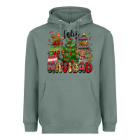 Sage feliz navidad Heavyweight Hoodie - MaliasSmallBusiness