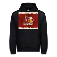 Black i'm just here for the butterbeer Urban Hoodie - TumblerDesignByShophia