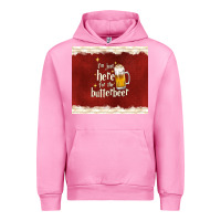 Fuchsia Pink i'm just here for the butterbeer Urban Hoodie - TumblerDesignByShophia