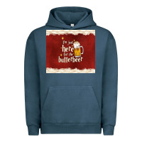 Pigment Midnight Navy i'm just here for the butterbeer Urban Hoodie - TumblerDesignByShophia