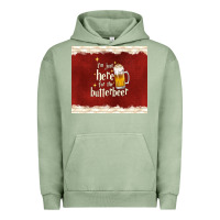 Pigment Oil Green i'm just here for the butterbeer Urban Hoodie - TumblerDesignByShophia