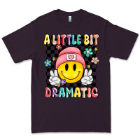 Plum a little bit dramatic Premium Tee - MaliasSmallBusiness