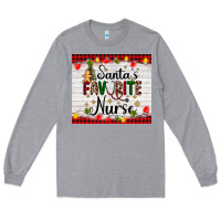 Santa's Favorite Nurse Long Sleeve Tee | Teevron