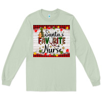 Matcha santa's favorite nurse Long Sleeve Tee - AdoDesignShop