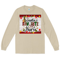 Mushroom santa's favorite nurse Long Sleeve Tee - AdoDesignShop